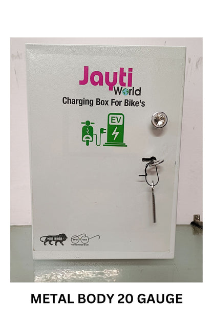 Electric vehicle charging locker box