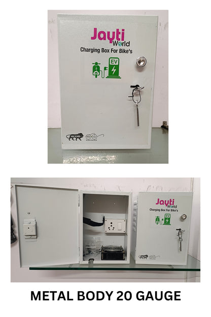 Electric vehicle charging locker box