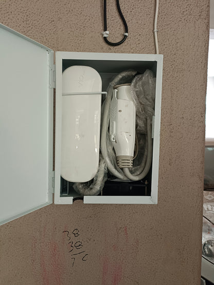 Electric vehicle charging locker box